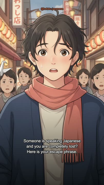 Lost in Japanese? This Phrase Saves You