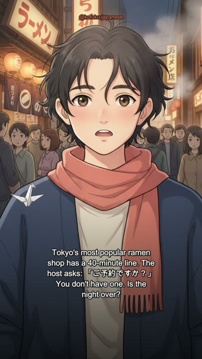 No Reservation in Tokyo? This Phrase Can Still Get You In.