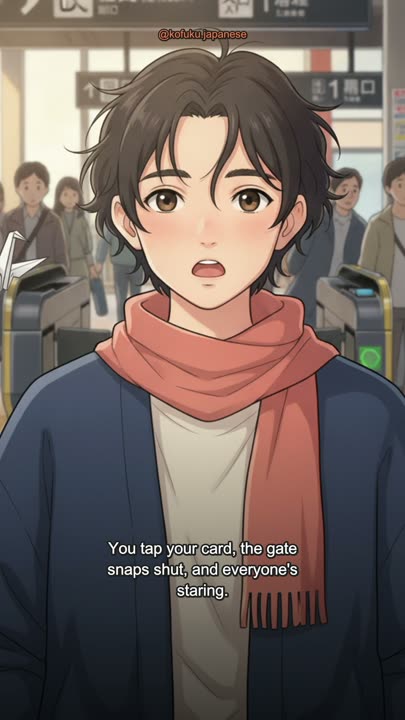The Ticket Gate Just Shut on You in Japan. The Screen Is Telling You Why.