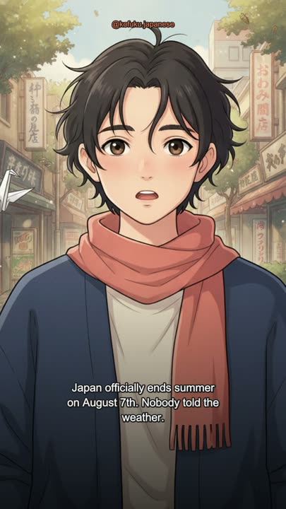 On August Seventh Japan's Calendar Says It Is Autumn. Then You Step Outside.